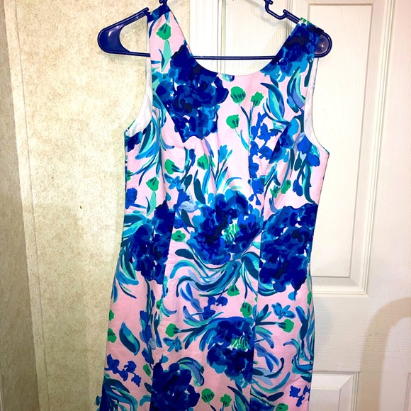 Lilly Pulitzer Dress Size 4 Mila stretch shift - Picture 2 of 6